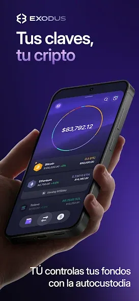 Exodus: Cartera Cripto Bitcoin screenshot 1