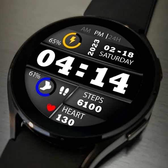 Key023 Digital Watch Face screenshot 3