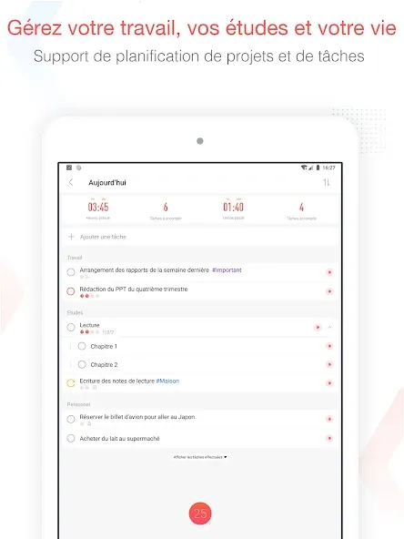Focus To-Do: Pomodoro & Tâches screenshot 11