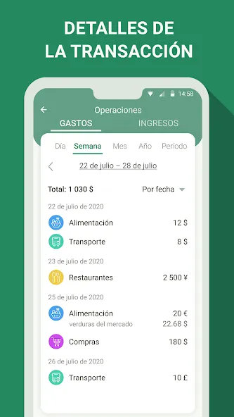Gestor de gastos - finanzas screenshot 3