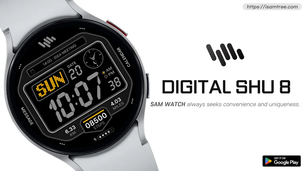 SamWatch Digital Shu 8 screenshot 1