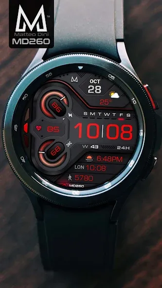MD260 Digital watch face screenshot 6