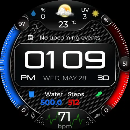 RealTex Premium Watch Face screenshot 9