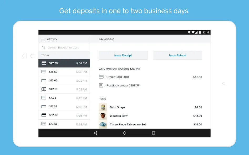 Square Point of Sale Beta screenshot 9