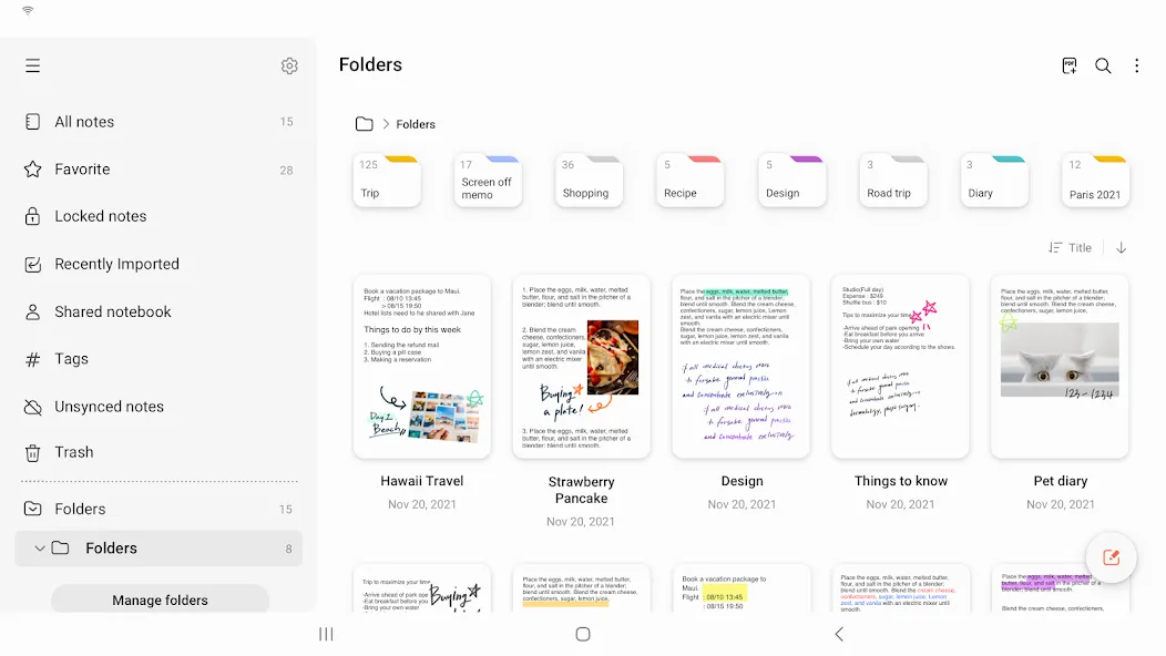 Samsung Notes screenshot 9