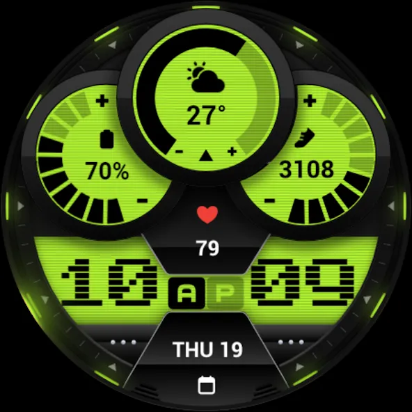PRADO 84 Digital Watch Face screenshot 11