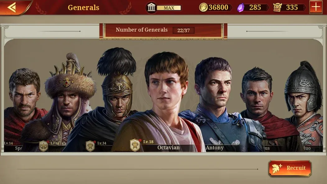 Great Conqueror: Rome War Game screenshot 4