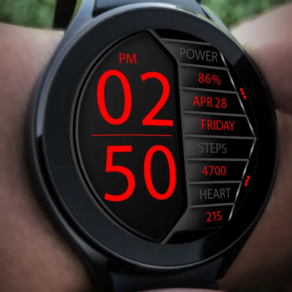 Key044 Digital Watch Face screenshot 4