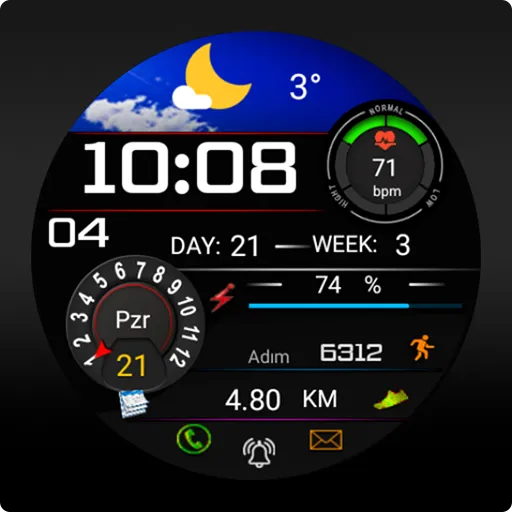 FS W254 Watch face screenshot 7