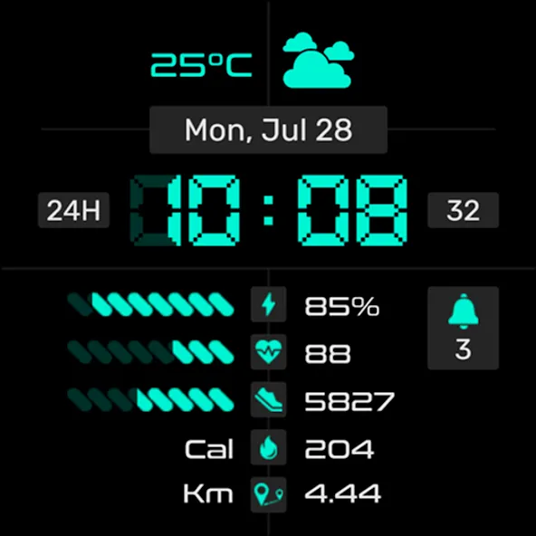 Watch face CNW-44 screenshot 7