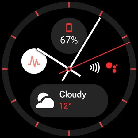 Simple Analog: Watch face screenshot 12