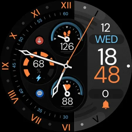 Dream 160 Hybrid Watch Face screenshot 12