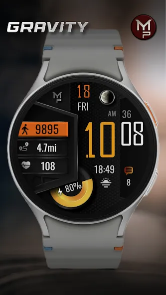 GRAVITY - Watch face screenshot 1