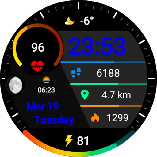 Digital Trost Watch Face screenshot 18