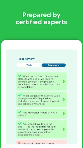PMI PMP Exam Prep Test 2025 screenshot 22