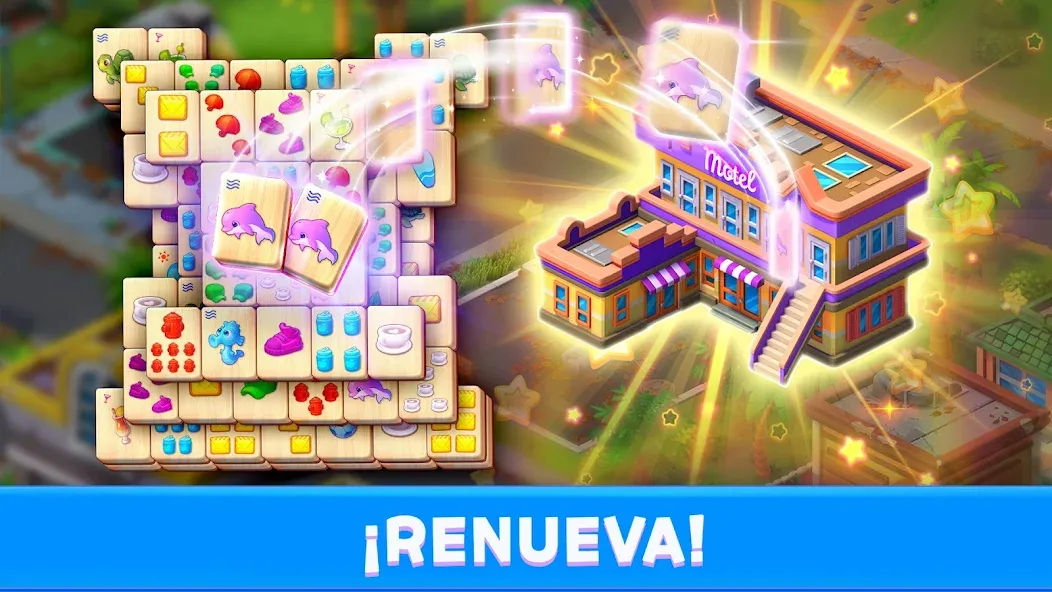 Mary's Mahjong: Edificios screenshot 3
