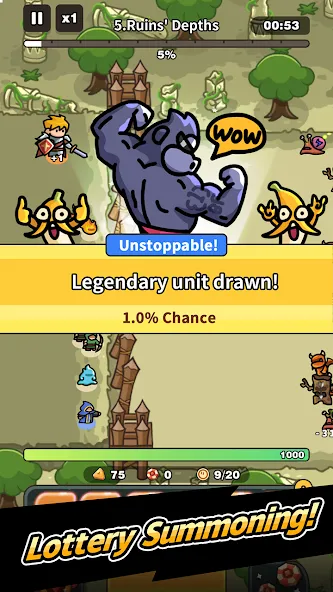 Pull Pull Pull Heroes -TD Game screenshot 2