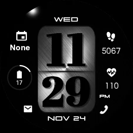 Digital Basic 5 Wear OS 4+ screenshot 16