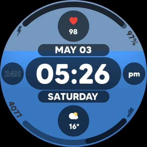 Night Core 10 Digital Face screenshot 23
