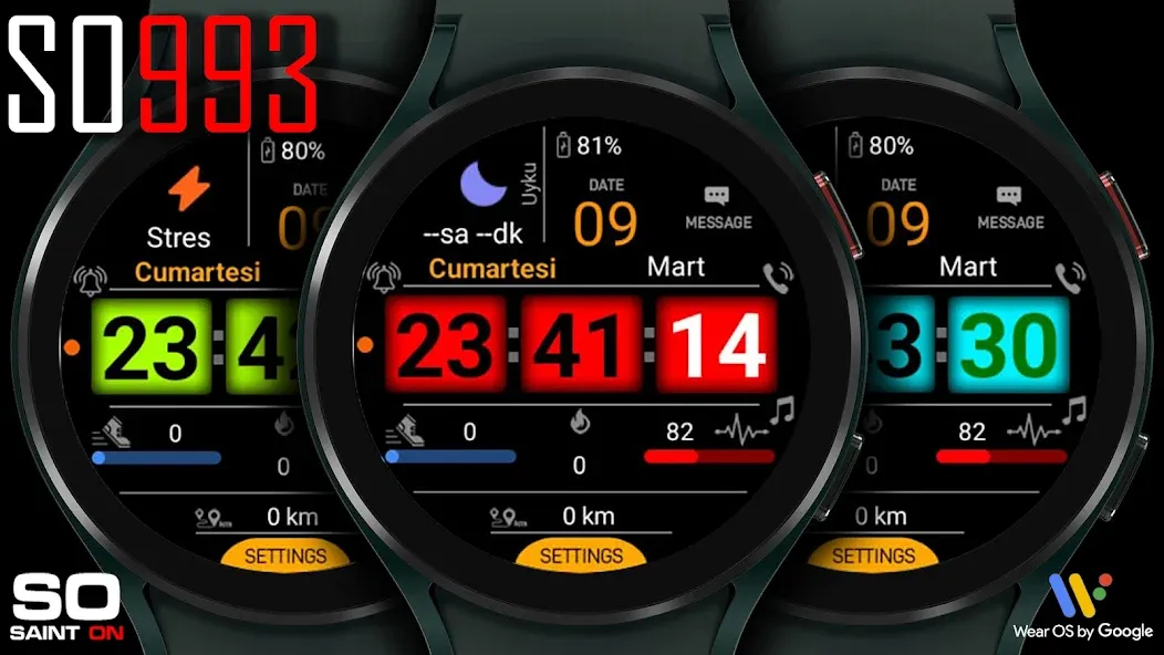 SO993 Watchface screenshot 3
