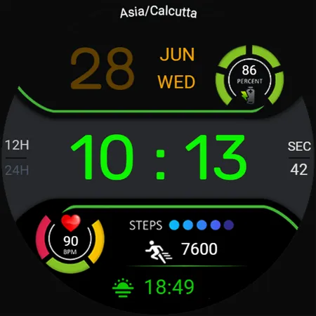 IA93 Digital Watchface screenshot 18