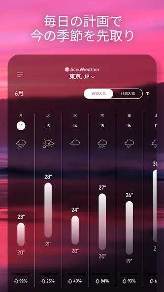 AccuWeather: ライブ気象レーダー screenshot 5