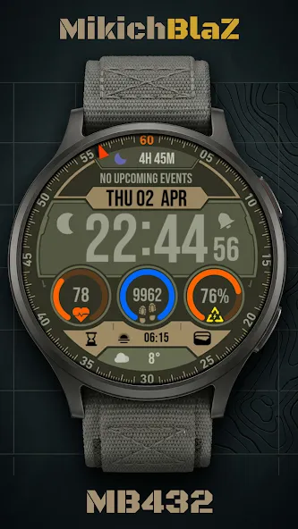 Digital Watch Face MB432 screenshot 3