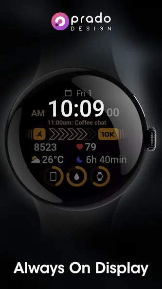 PRADO 75 Digital Watch Face screenshot 6
