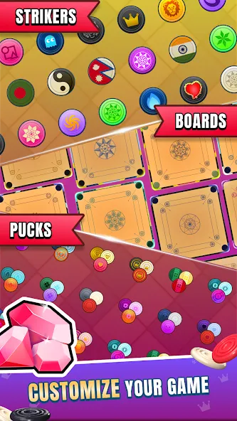 Carrom Board - Disc Pool Game screenshot 4