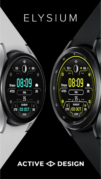 Elysium: Digital Watch Face screenshot 2