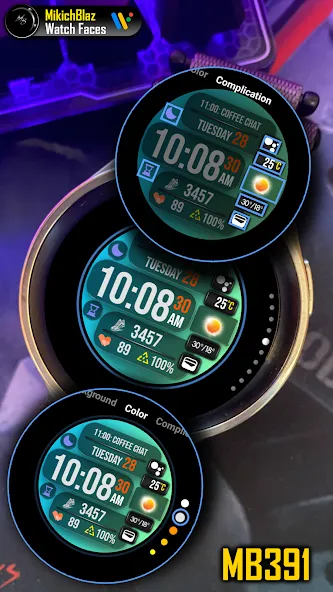 Digital Watch Face MB391 screenshot 7