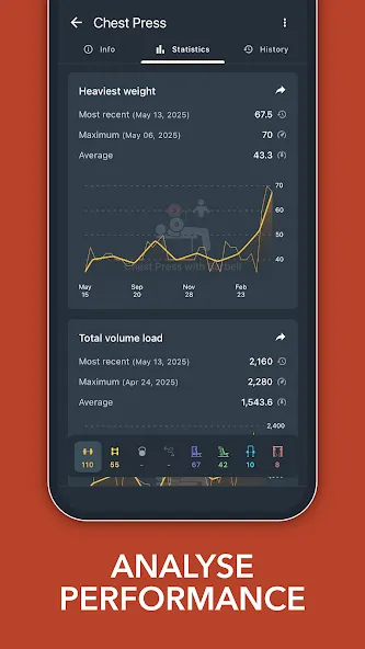 Blast: Gym Workout Tracker Log screenshot 5