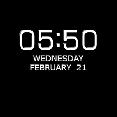 Key WF05 Digital Watch Face screenshot 27