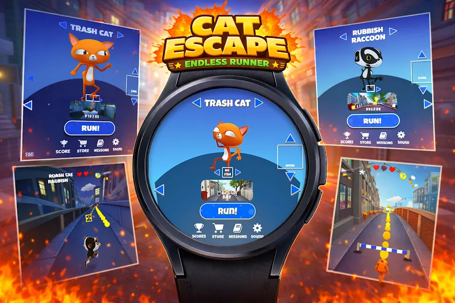 Cat Escape: Endless Runner screenshot 4