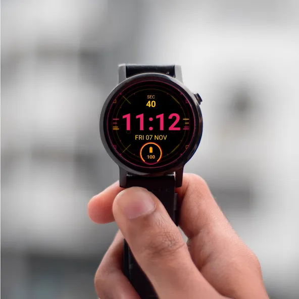 Digital Neon Watch Face screenshot 4