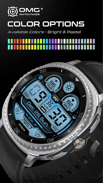 OMG 428 - Digital Watch Face screenshot 7