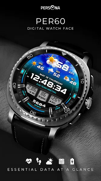 PER60 Extreme Watch Face screenshot 1