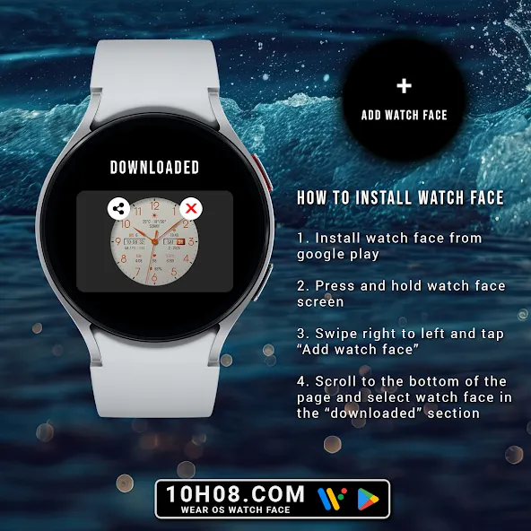 Watch face 10h08.com #132 screenshot 8