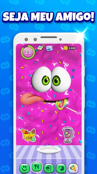 Bruno - Meu Slime Pet Falante screenshot 2
