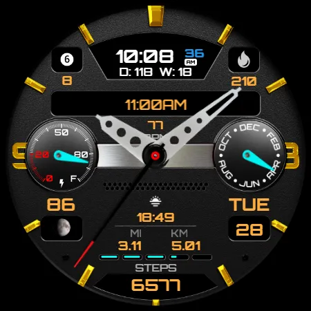 T002 BASILEUS Hybrid WatchFace screenshot 14