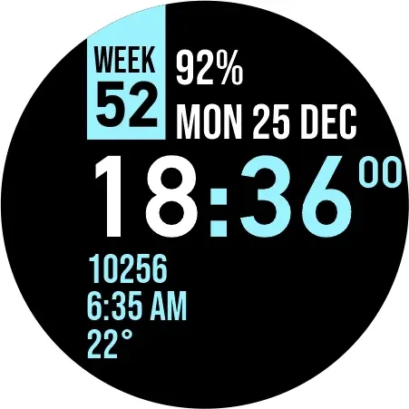Week Watch Face screenshot 35