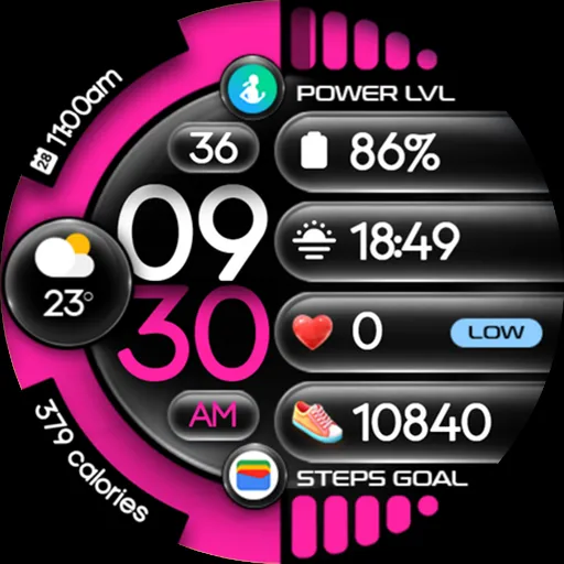 OMG 230 - Digital Watch Face screenshot 30