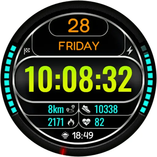 Digital Dong 01 Watch face screenshot 13