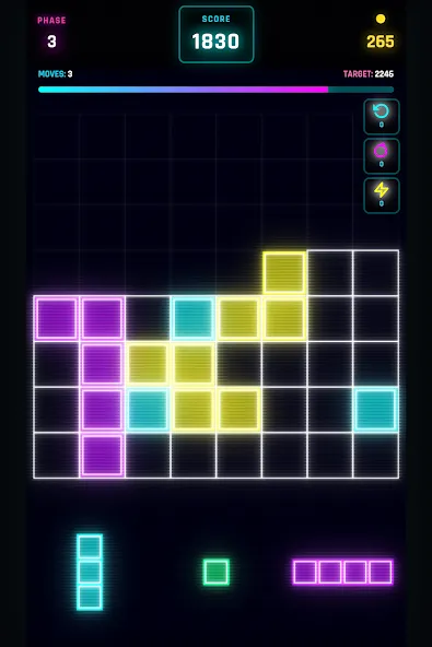 Neon Block Puzzle screenshot 2