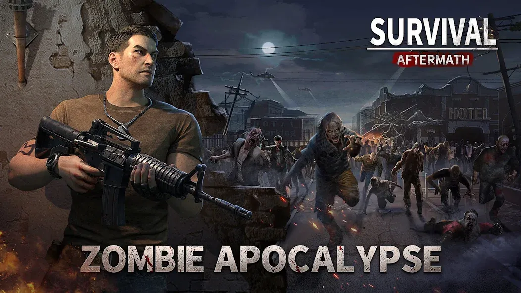 Aftermath Survival: Zombie War screenshot 1