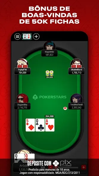 PokerStars Texas Holdem Jogos screenshot 2