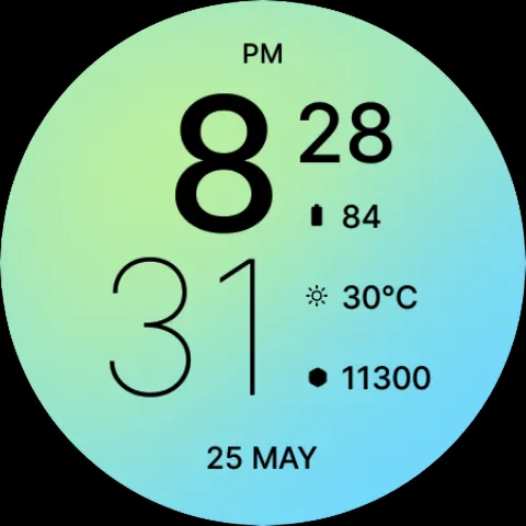 Simply Daylight Watch Face screenshot 6