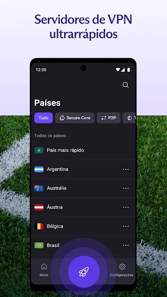 Proton VPN: Rápida e segura screenshot 3