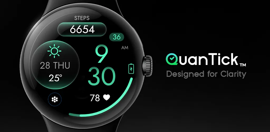 QuanTick 12 - Minimal Watch screenshot 1