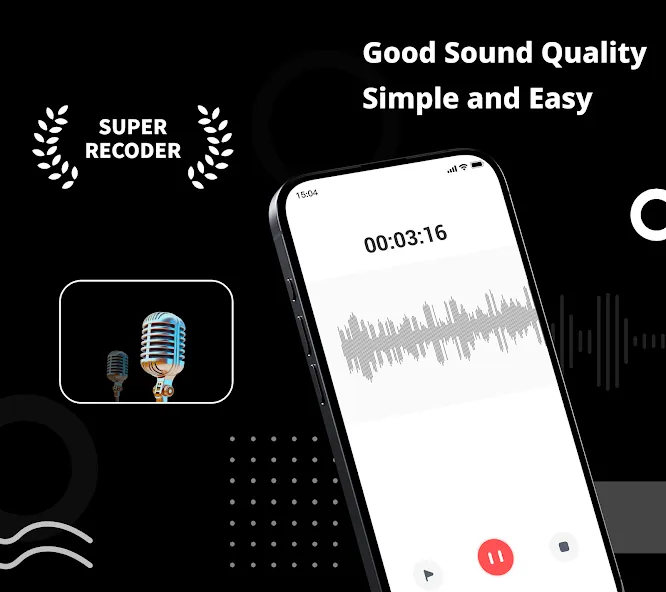 Voice Recorder Audio Sound MP3 screenshot 1